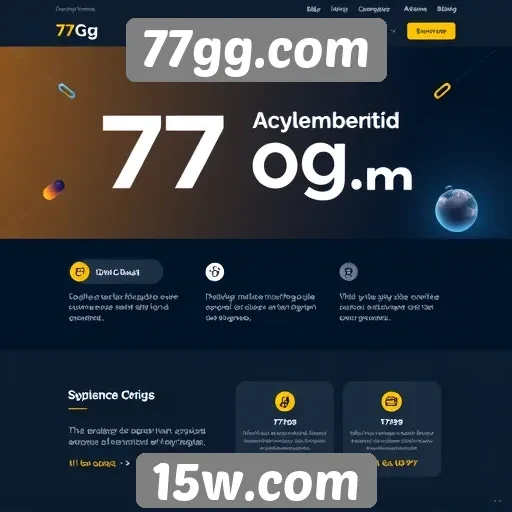 Acessibilidade e design do site 77gg.com