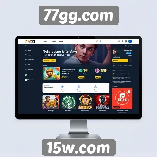 Interface do usuário do 77gg.com é intuitiva e acessível